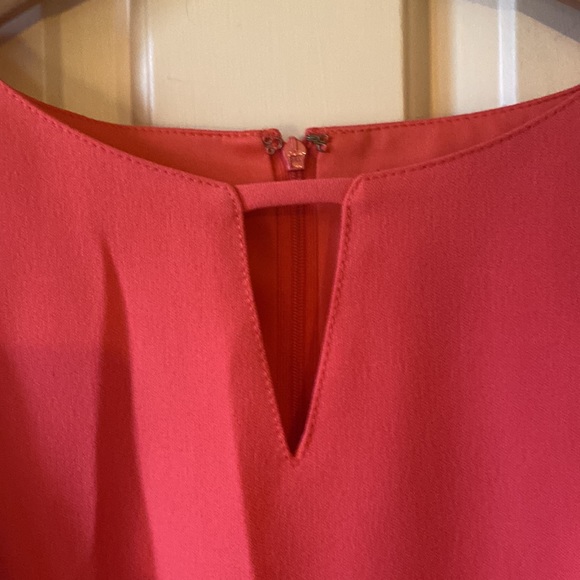NWT Tahari Arthur S Levine Dress Coral Size 4 - Picture 2 of 11
